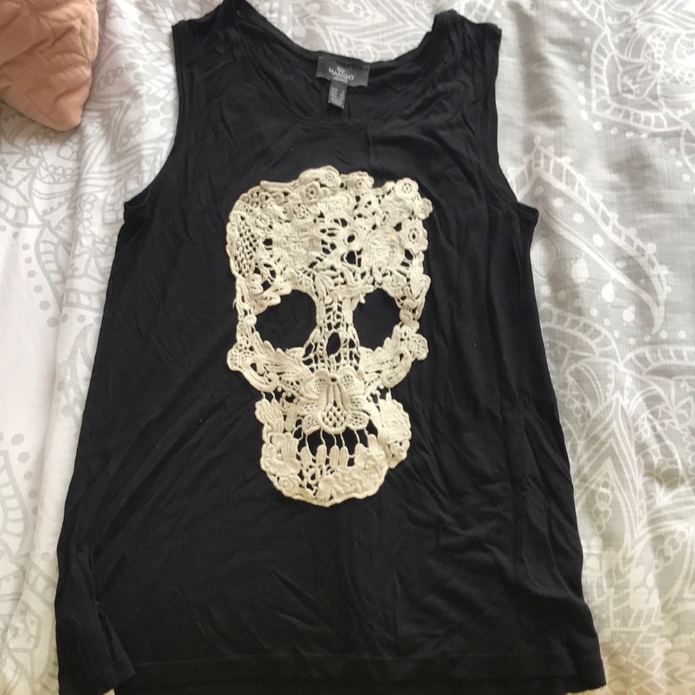 Black top with skull